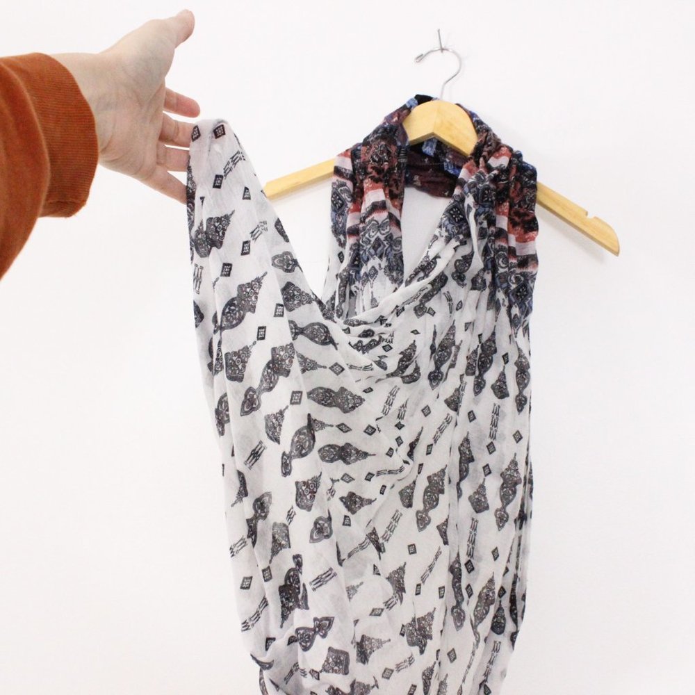 *Eclipse Boho Circle Scarf